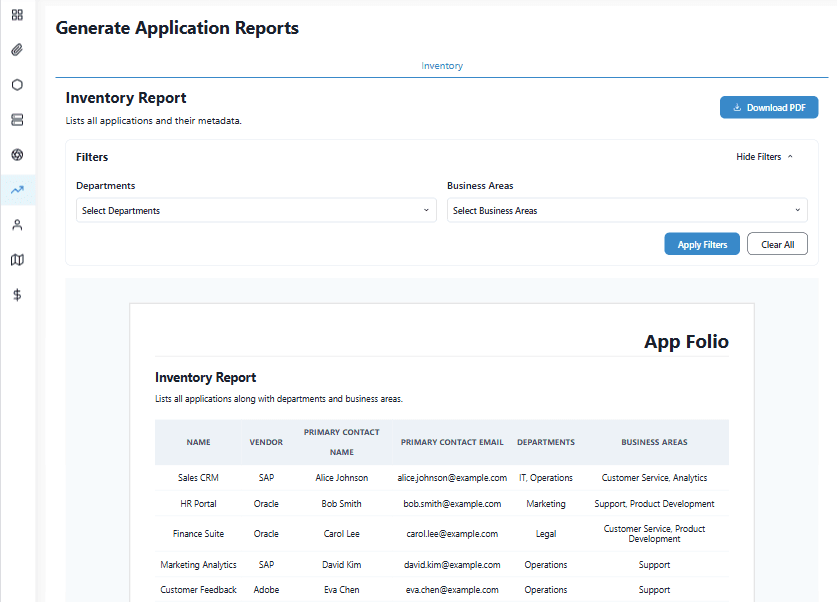 icon related to Turn Raw Application Data into Strategic Insight